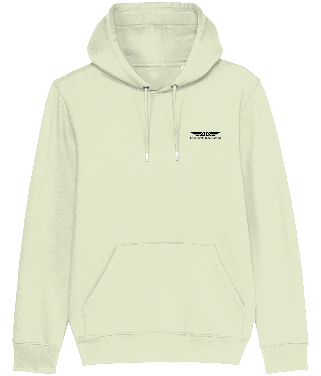 Different Animal: Eco Cruiser Adult Unisex Hoodie SX005 S-Black Logo1: (Other Colour-Variants available)