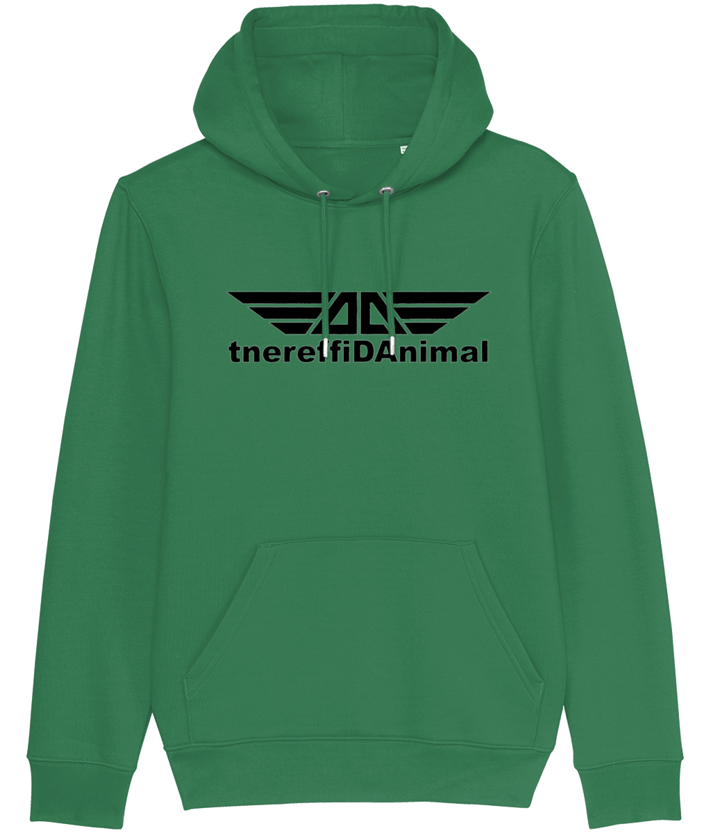 Different Animal: Eco Cruiser Adult Unisex Hoodie SX005 L-Black Logo1: (Other Colour-Variants available)