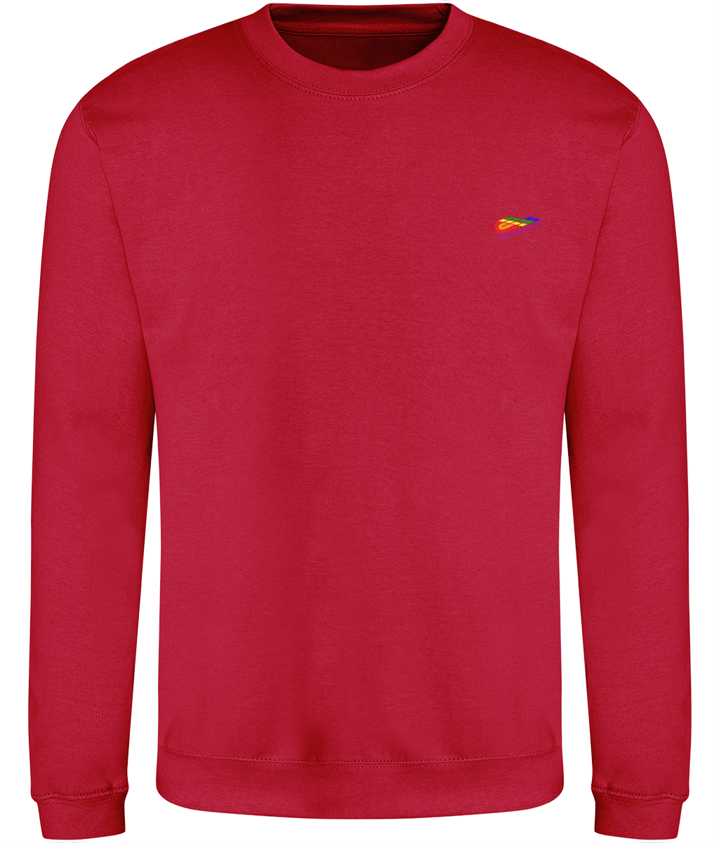 Revolution: Just Classic Adult Unisex Sweatshirt JH030 S-Rainbow Logo: (Other Colour-Variants available)