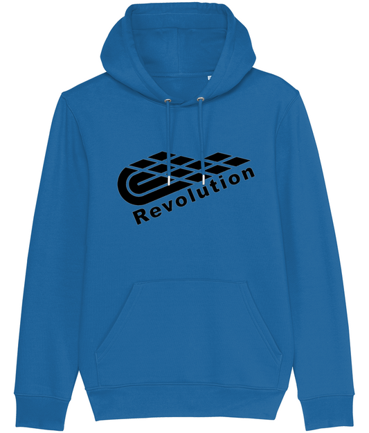 Revolution: Eco Cruiser Adult Unisex Hoodie SX005 L-Black Logo: (Other Colour-Variants available)