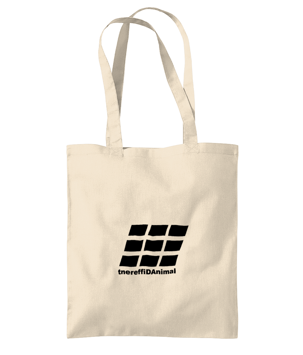 Different Animal: Eco Organic Premium Cotton Tote Bag WM261 S-Black Logo2: (Other Colour-Variants available)