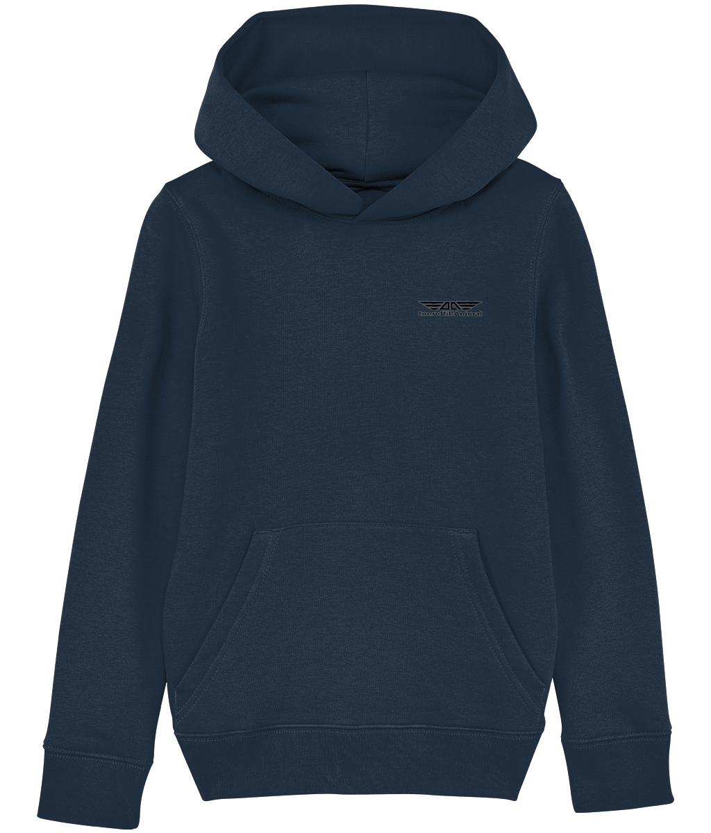 Different Animal: Eco Kids Unisex Hoodie SX006 S-Black Logo1: (Other Colour-Variants available)