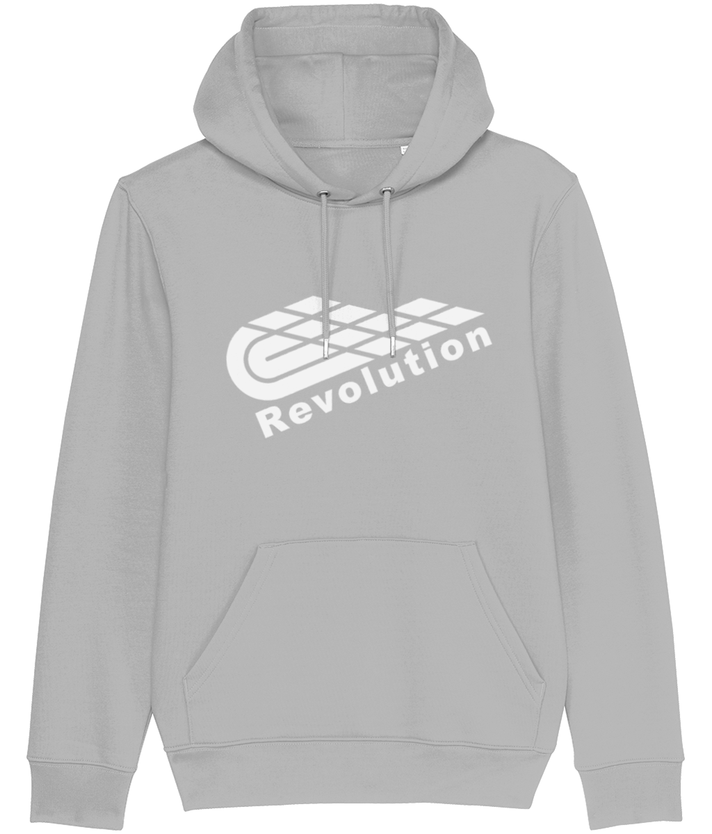 Revolution: Eco Cruiser Adult Unisex Hoodie SX005 L-White Logo: (Other Colour-Variants available)