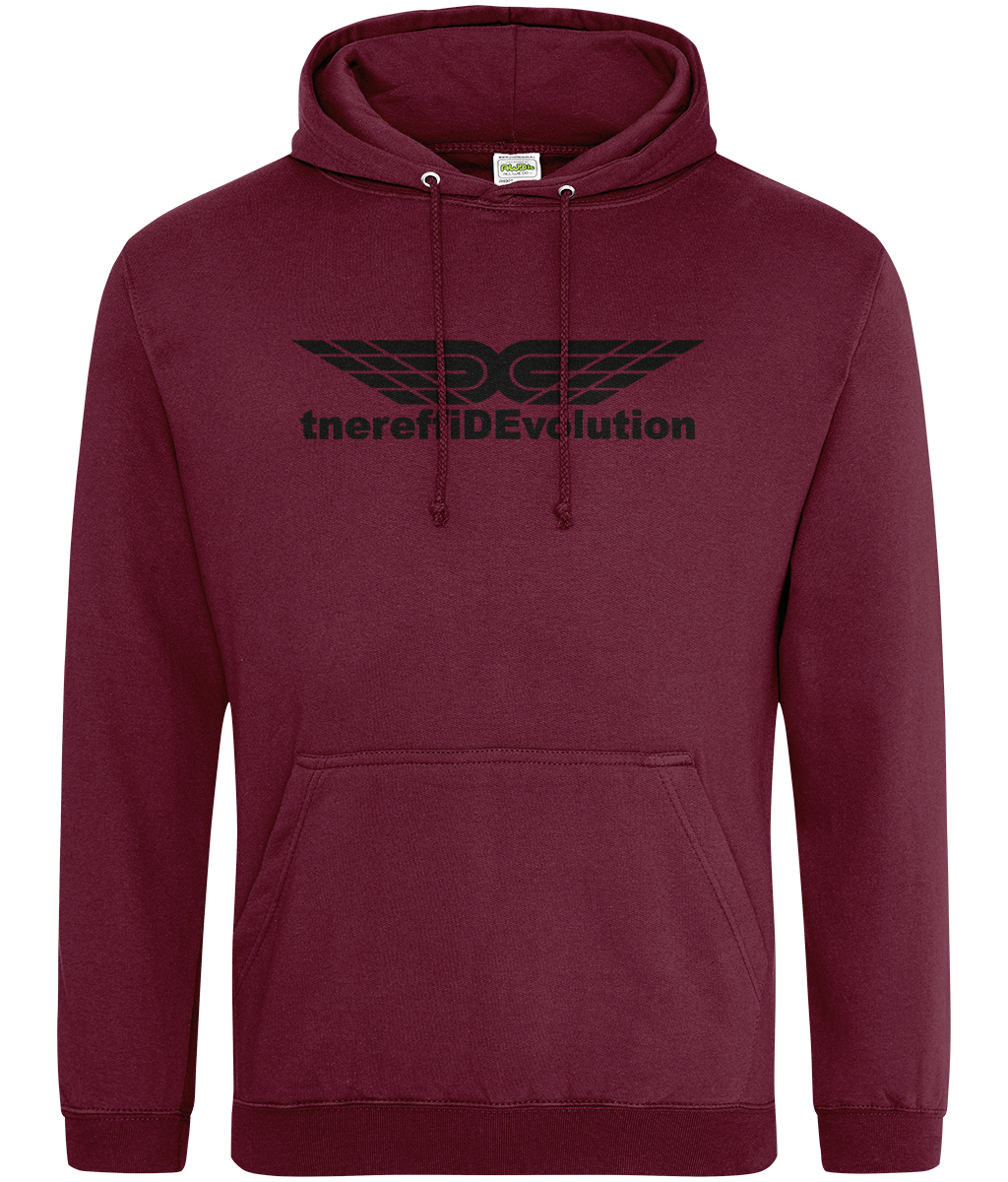 Different Evolution: College Adult Unisex Hoodie JH001 L-Black Logo1: (Other Colour-Variants available)