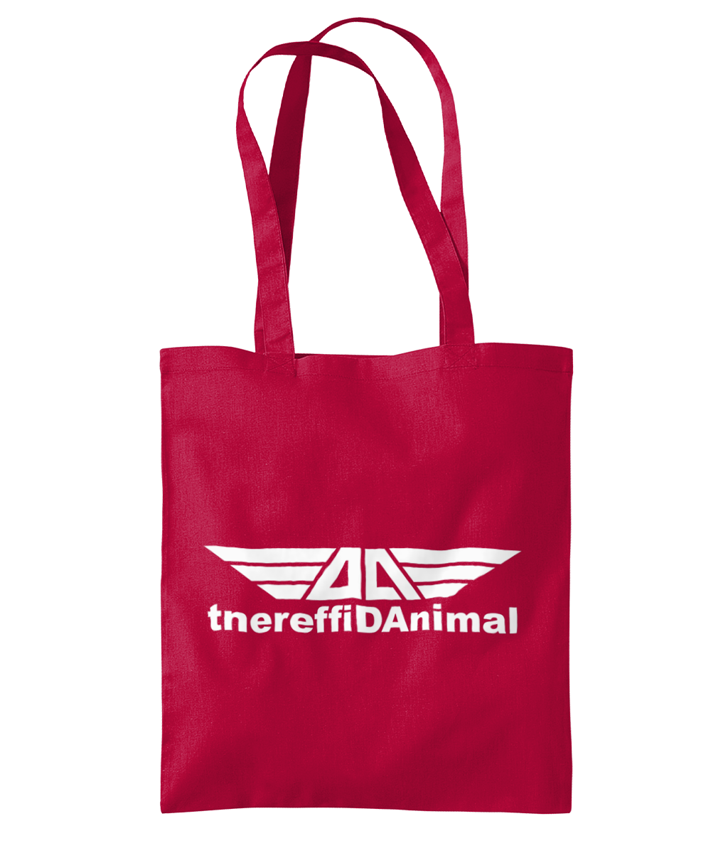 Different Animal: Eco Organic Premium Cotton Tote Bag WM261 L-White Logo1: (Other Colour-Variants available)