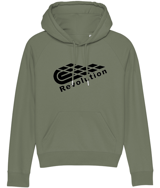 Revolution: Eco Ladies Hoodie SX007 L-Black Logo: (Other Colour-Variants available)