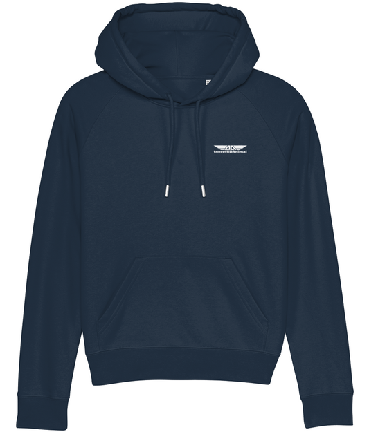 Different Animal: Eco Ladies Hoodie SX007 S-White Logo1: (Other Colour-Variants available)