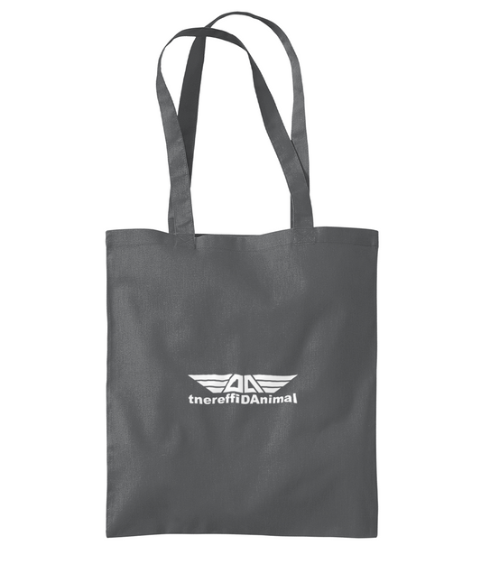 Different Animal: Eco Organic Premium Cotton Tote Bag WM261 S-White Logo1: (Other Colour-Variants available)