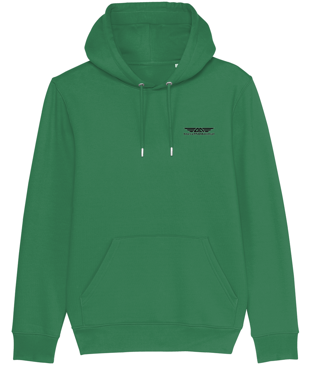 Different Animal: Eco Cruiser Adult Unisex Hoodie SX005 S-Black Logo1: (Other Colour-Variants available)