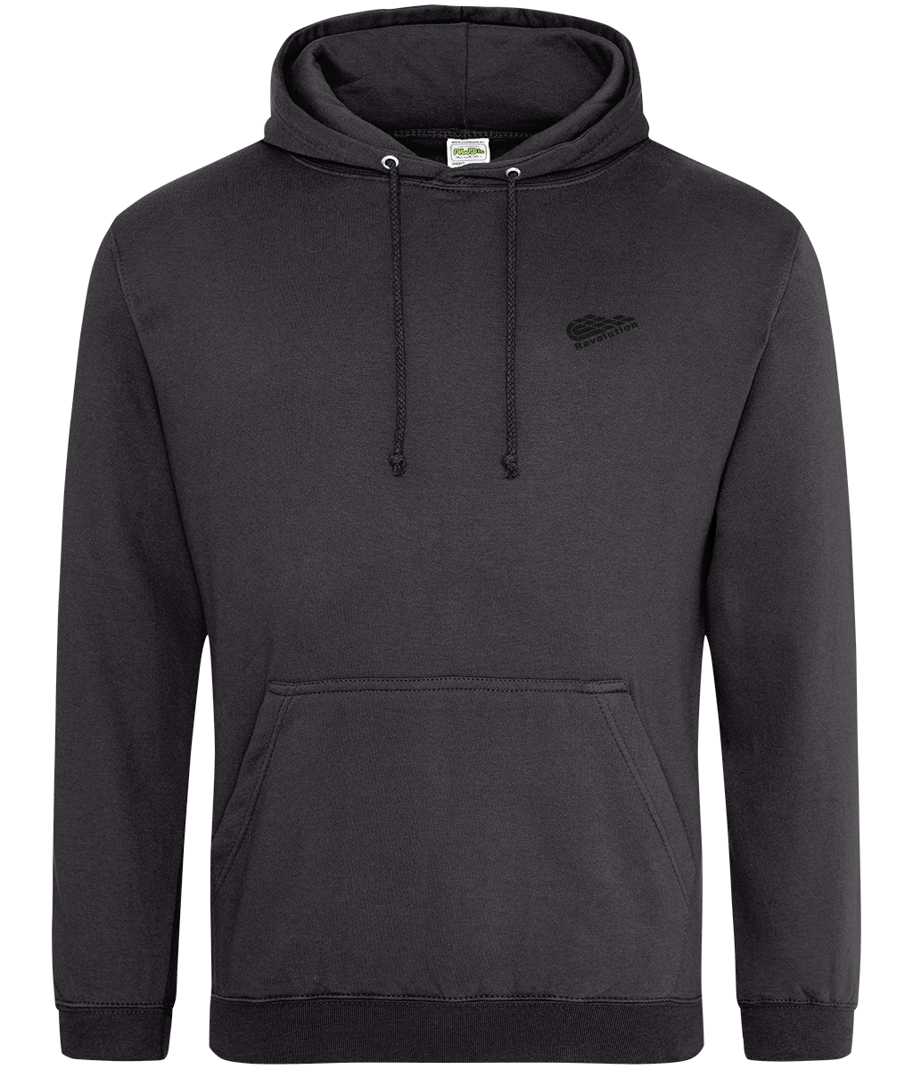 Revolution: College Adult Unisex Hoodie JH001 S-Black Logo: (Other Colour-Variants available)