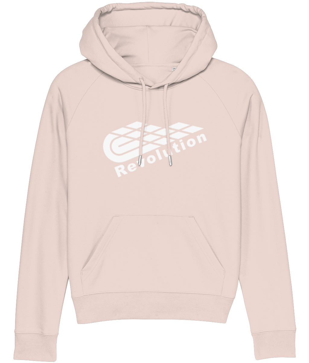 Revolution: Eco Ladies Hoodie SX007 L-White Logo: (Other Colour-Variants available)