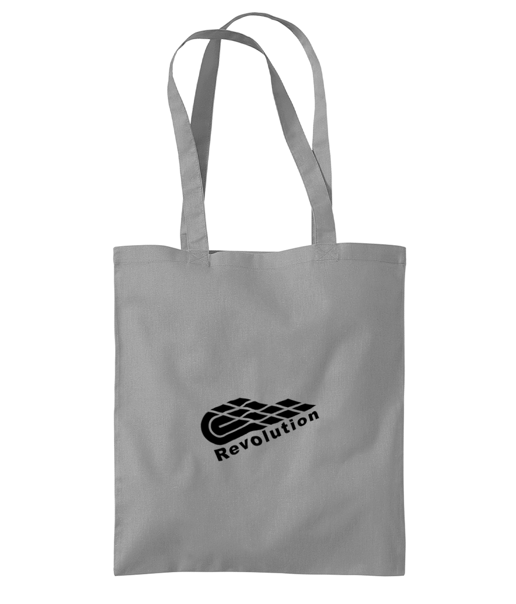 Revolution: Eco Organic Premium Cotton Tote Bag WM261 S-Black Logo: (Other Colour-Variants available)