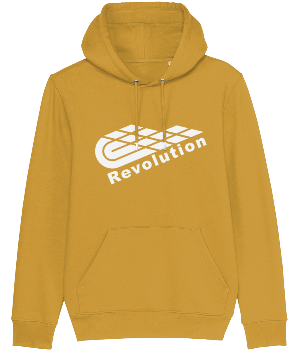 Revolution: Eco Cruiser Adult Unisex Hoodie SX005 L-White Logo: (Other Colour-Variants available)