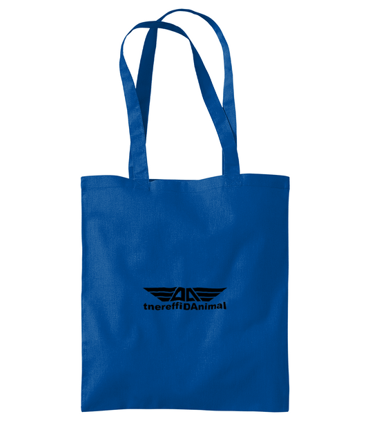 Different Animal: Eco Organic Premium Cotton Tote Bag WM261 S-Black Logo1: (Other Colour-Variants available)