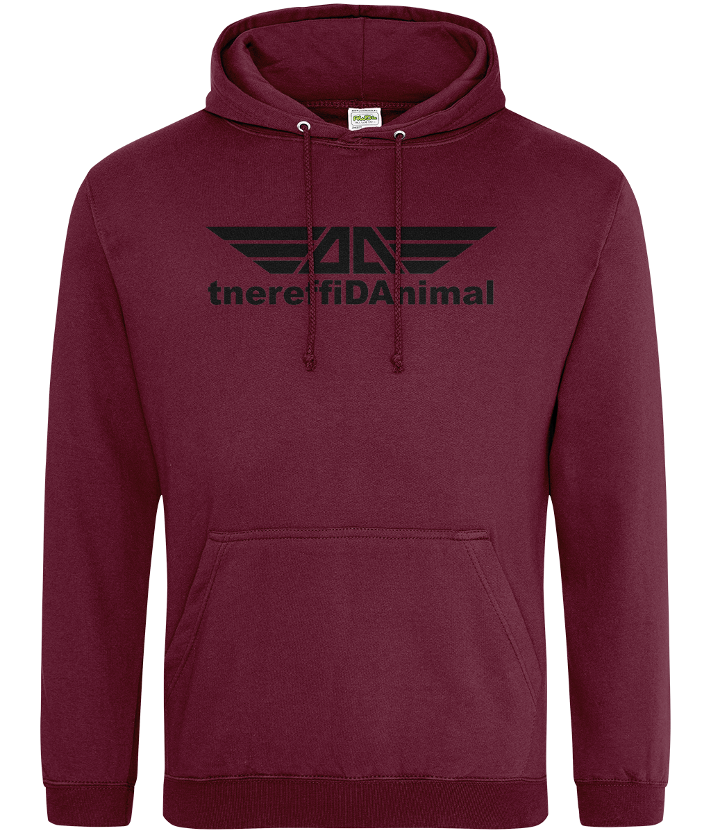 Different Animal: College Adult Unisex Hoodie JH001 L-Black Logo1: (Other Colour-Variants available)