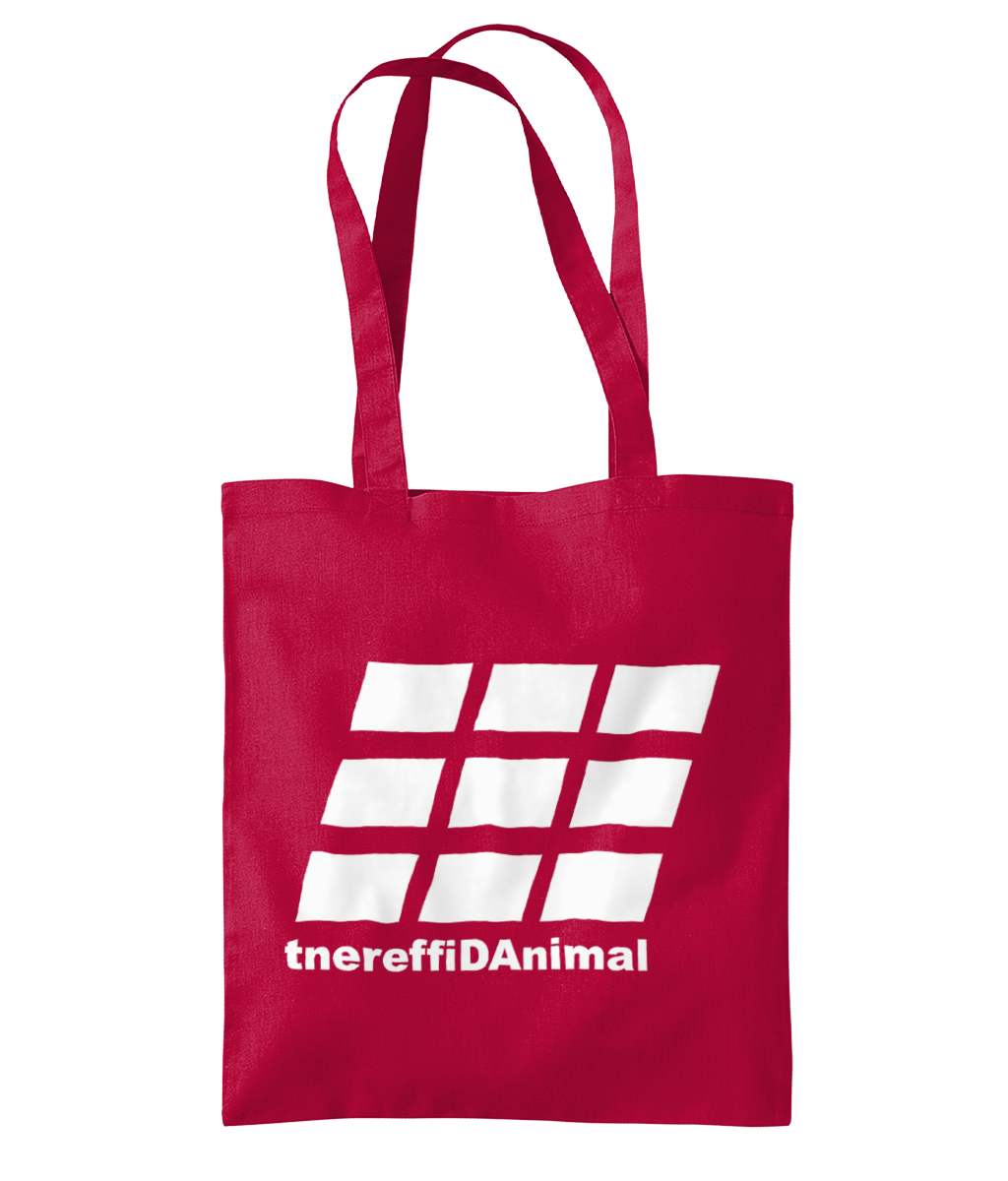 Different Animal: Eco Organic Premium Cotton Tote Bag WM261 L-White Logo2: (Other Colour-Variants available)