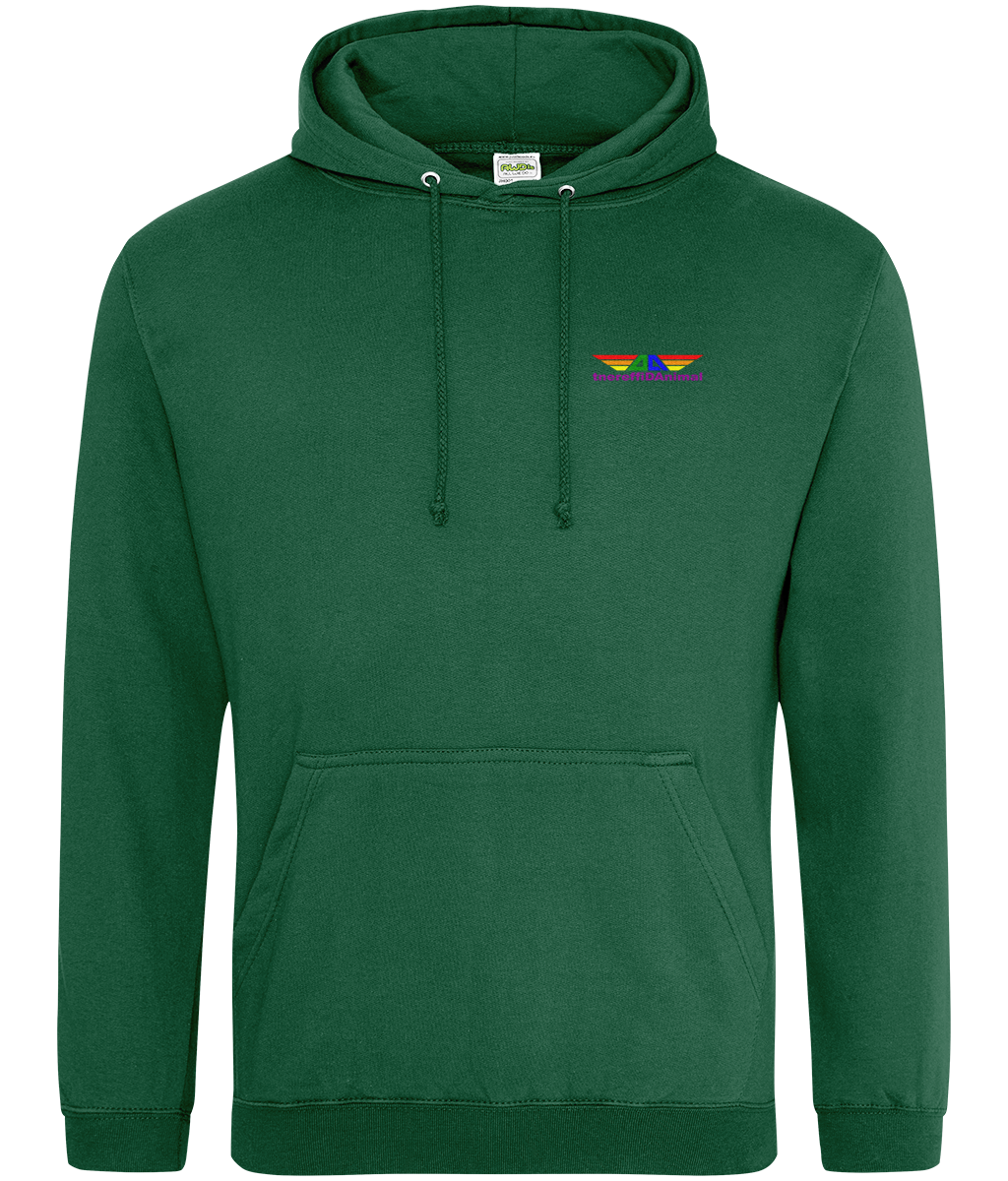 Different Animal: College Adult Unisex Hoodie JH001 S-Rainbow Logo1: (Other Colour-Variants available)