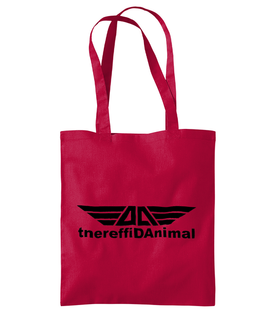 Different Animal: Eco Organic Premium Cotton Tote Bag WM261 L-Black Logo1: (Other Colour-Variants available)