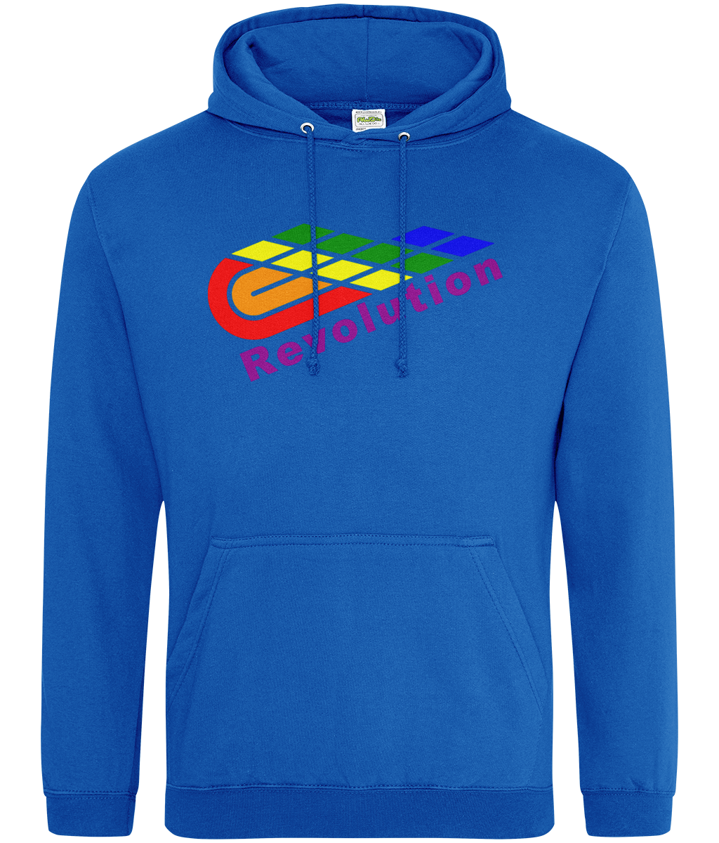 Revolution: College Adult Unisex Hoodie JH001 L-Rainbow Logo: (Other Colour-Variants available)