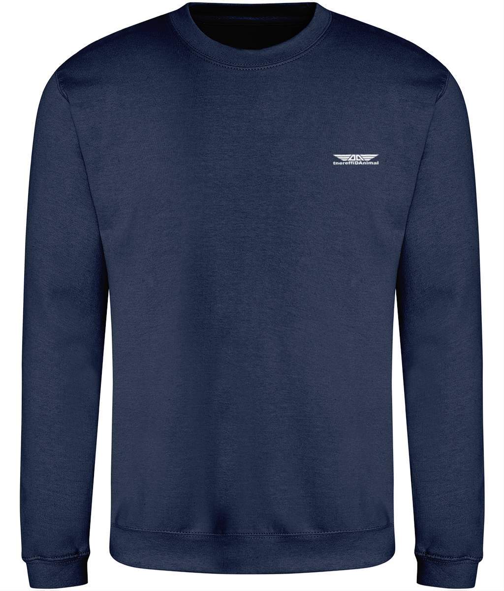 Different Animal: Just Classic Adult Unisex Sweatshirt JH030 S-White Logo1: (Other Colour-Variants available)