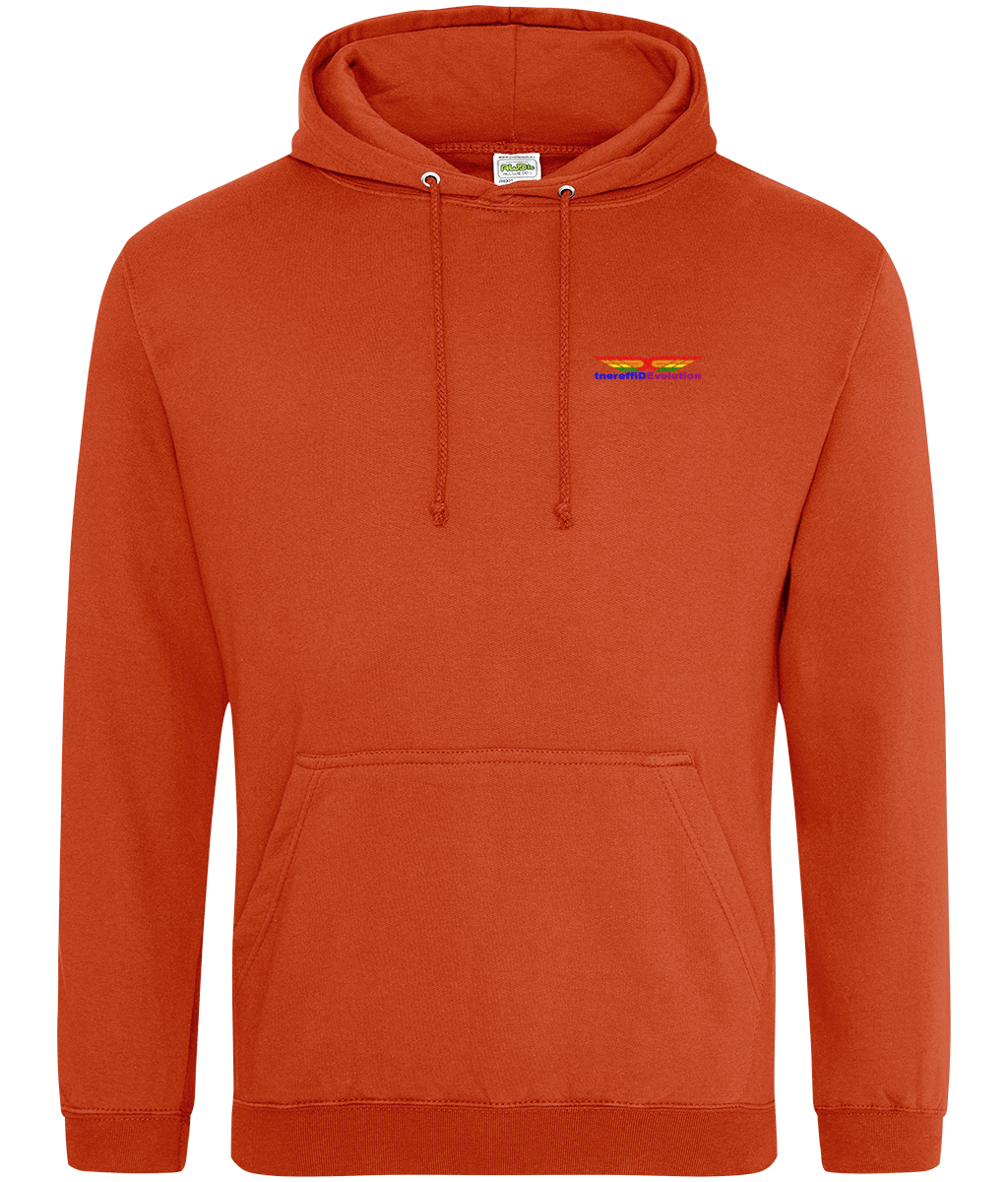 Different Evolution: College Adult Unisex Hoodie JH001 S-Rainbow Logo1: (Other Colour-Variants available)