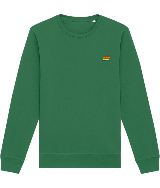 Different Animal: Eco Roller Adult Unisex Sweatshirt SX137 S-Rainbow Logo2: (Other Colour-Variants available)