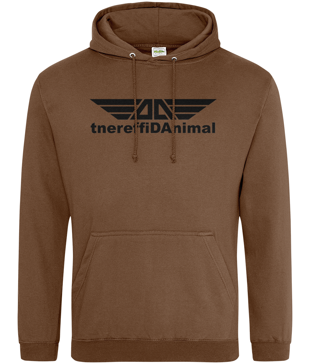 Different Animal: College Adult Unisex Hoodie JH001 L-Black Logo1: (Other Colour-Variants available)