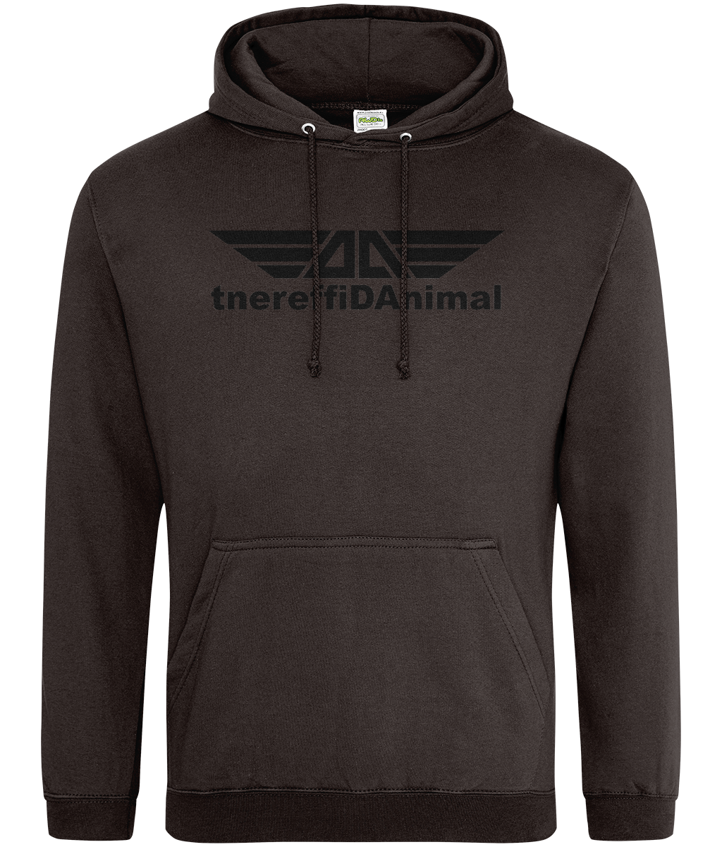 Different Animal: College Adult Unisex Hoodie JH001 L-Black Logo1: (Other Colour-Variants available)