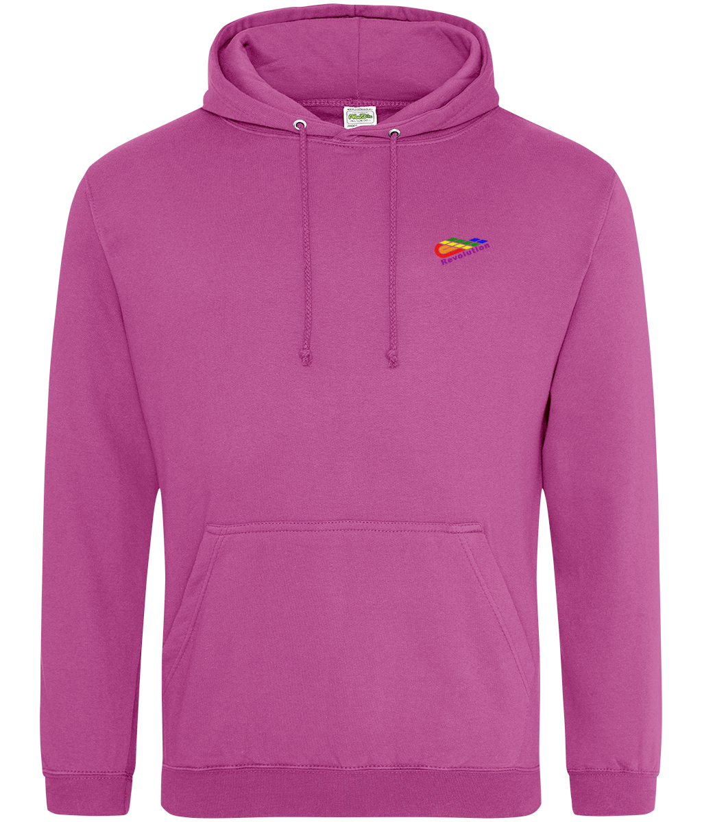 Revolution: College Adult Unisex Hoodie JH001 S-Rainbow Logo: (Other Colour-Variants available)