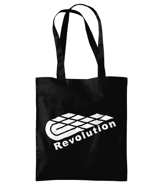 Revolution: Eco Organic Premium Cotton Tote Bag WM261 L-White Logo: (Other Colour-Variants available)