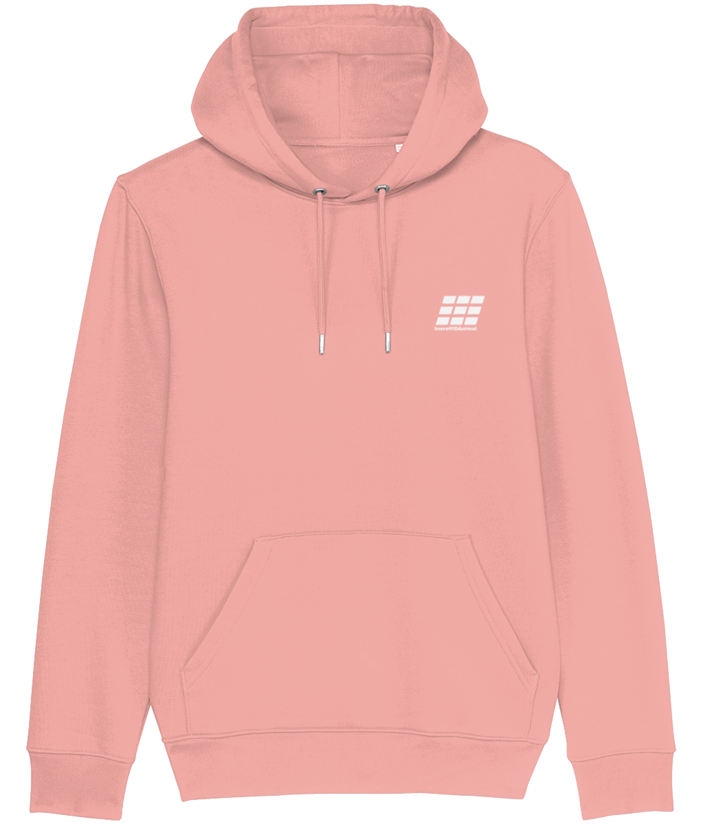 Different Animal: Eco Cruiser Adult Unisex Hoodie SX005 S-White Logo2: (Other Colour-Variants available)