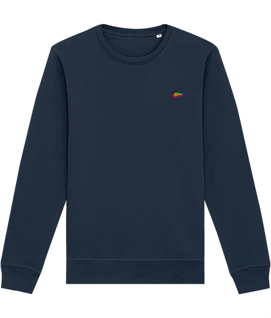 Revolution: Eco Roller Adult Unisex Sweatshirt SX137 S-Rainbow Logo: (Other Colour-Variants available)