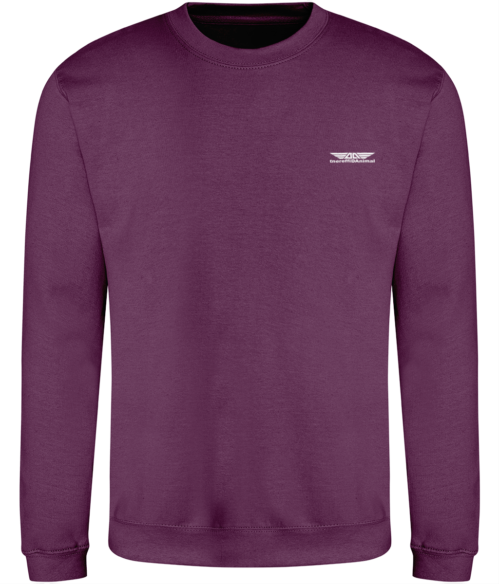 Different Animal: Just Classic Adult Unisex Sweatshirt JH030 S-White Logo1: (Other Colour-Variants available)