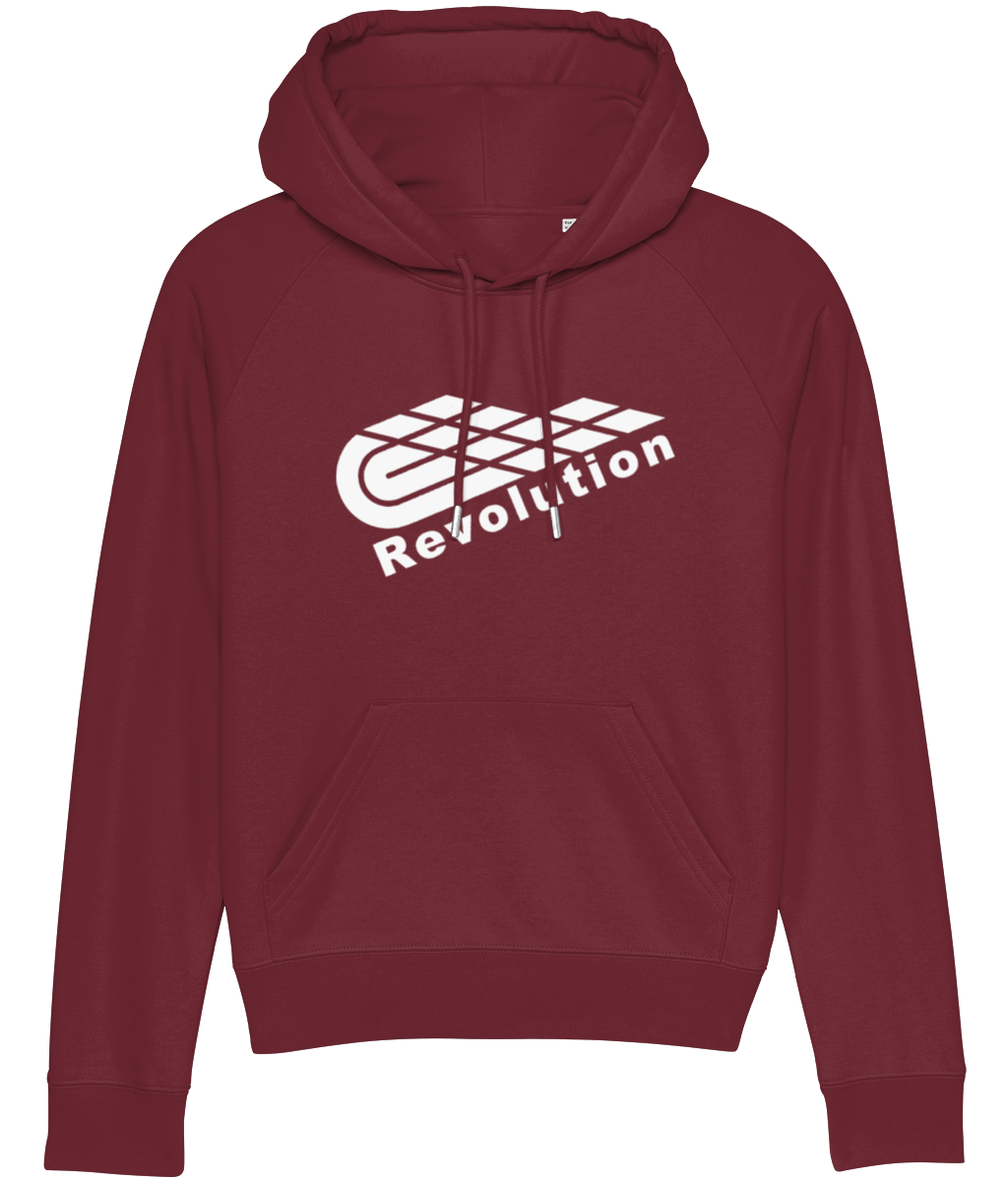 Revolution: Eco Ladies Hoodie SX007 L-White Logo: (Other Colour-Variants available)