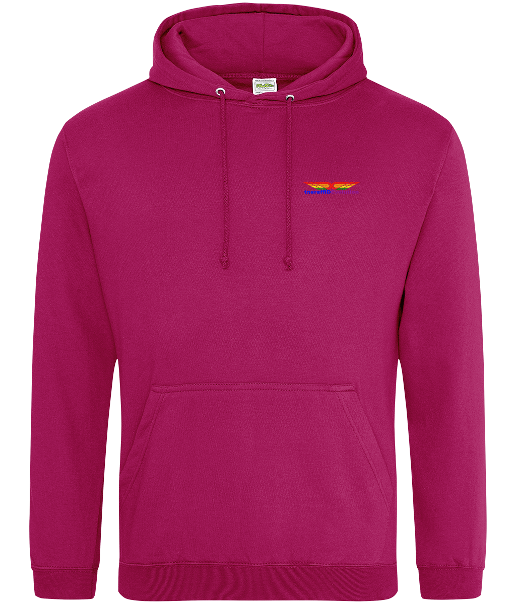 Different Evolution: College Adult Unisex Hoodie JH001 S-Rainbow Logo1: (Other Colour-Variants available)