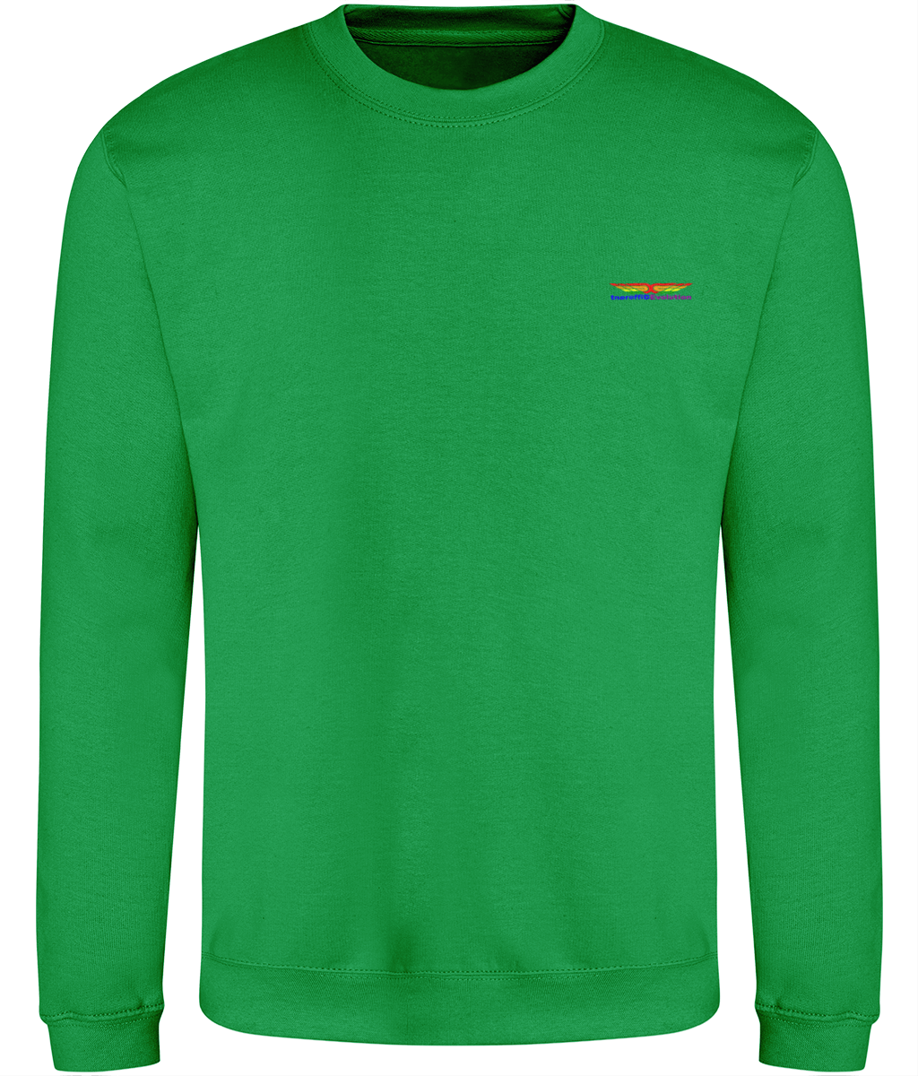 Different Evolution: Just Classic Adult Unisex Sweatshirt JH030 S-Rainbow Logo1: (Other Colour-Variants available)