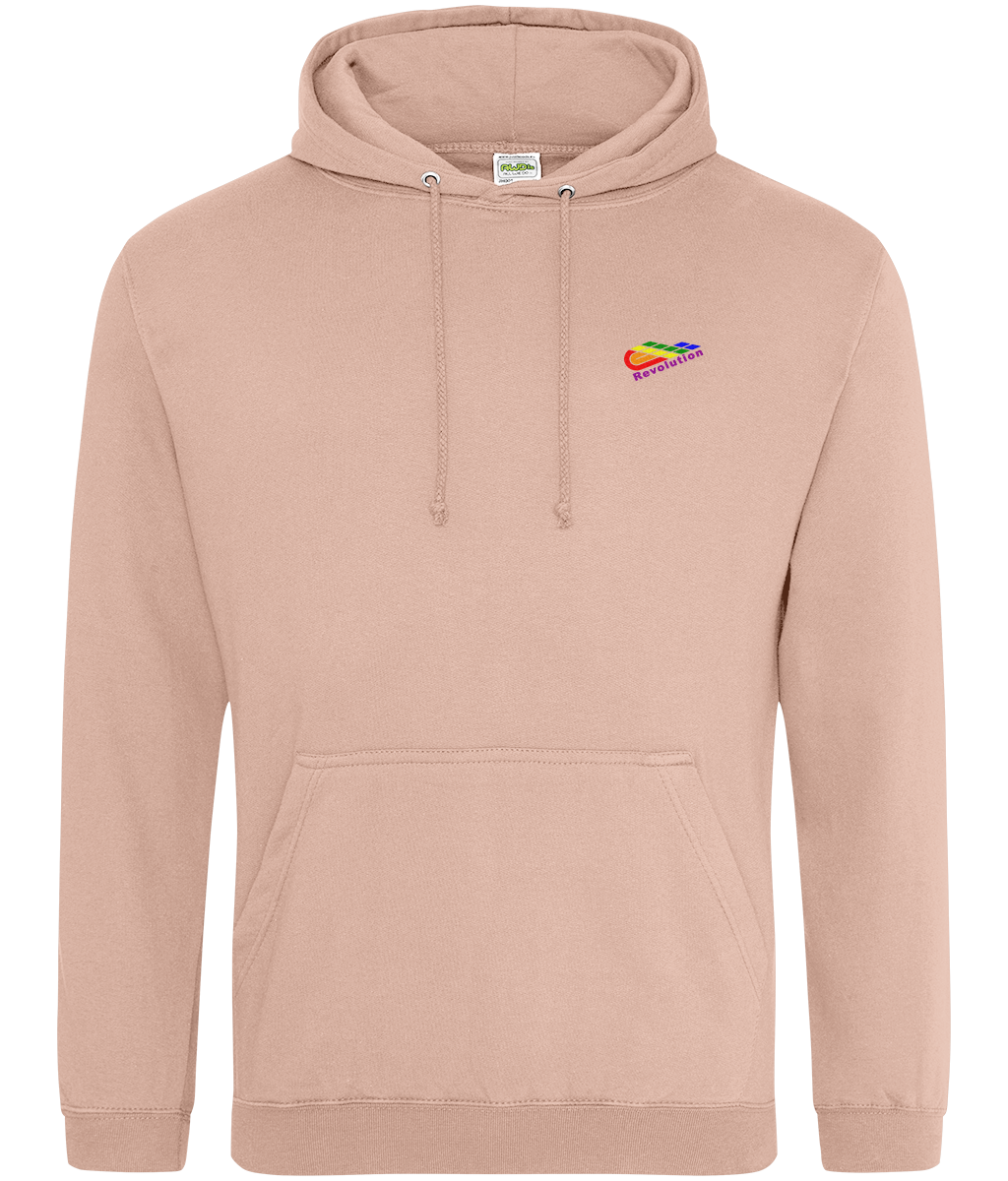 Revolution: College Adult Unisex Hoodie JH001 S-Rainbow Logo: (Other Colour-Variants available)