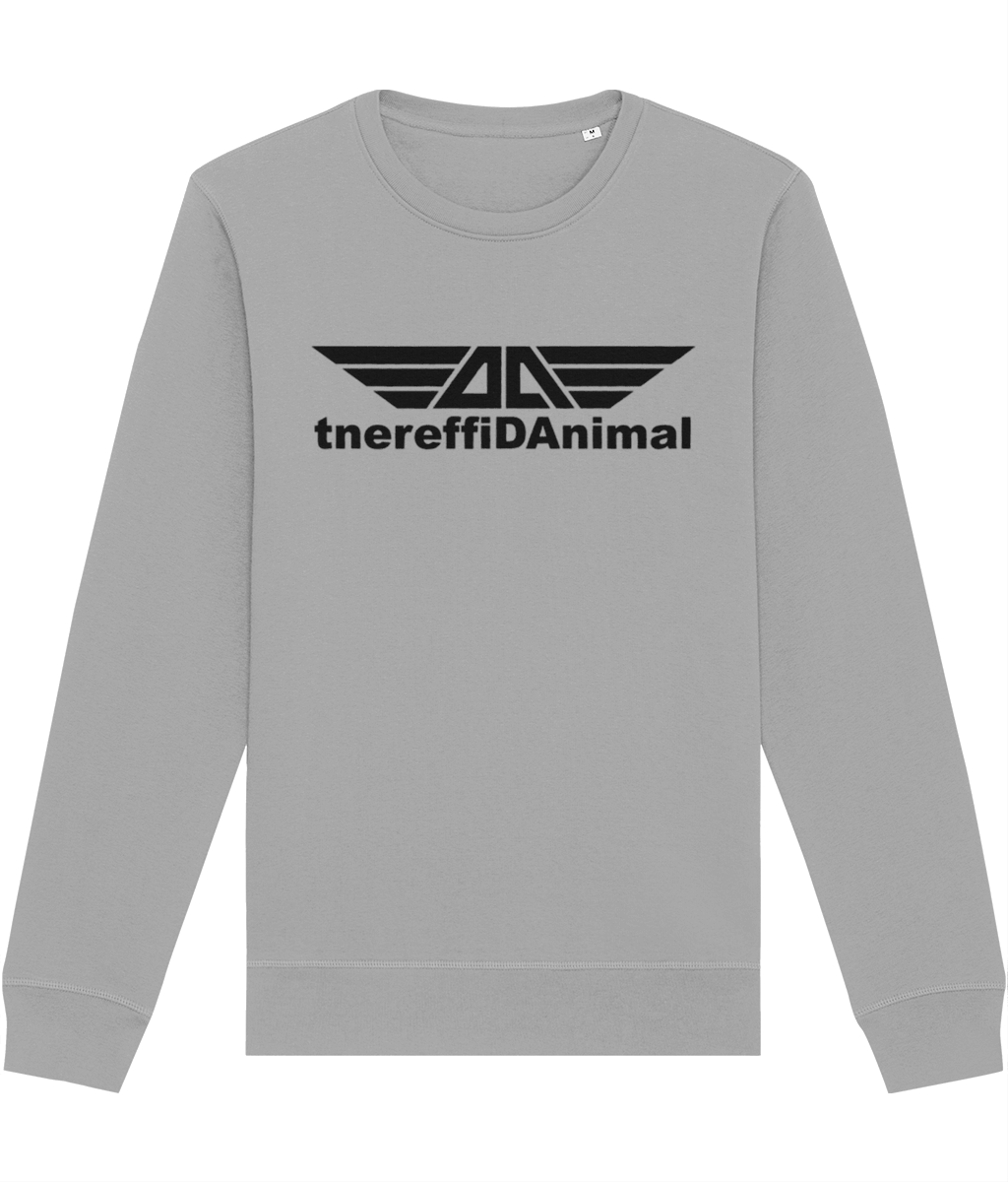 Different Animal: Eco Roller Adult Unisex Sweatshirt SX137 L-Black Logo1: (Other Colour-Variants available)