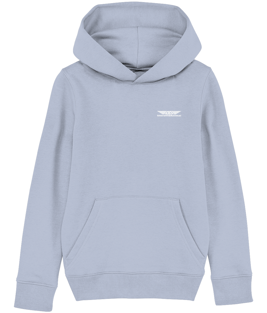 Different Animal: Eco Kids Unisex Hoodie SX006 S-White Logo1: (Other Colour-Variants available)