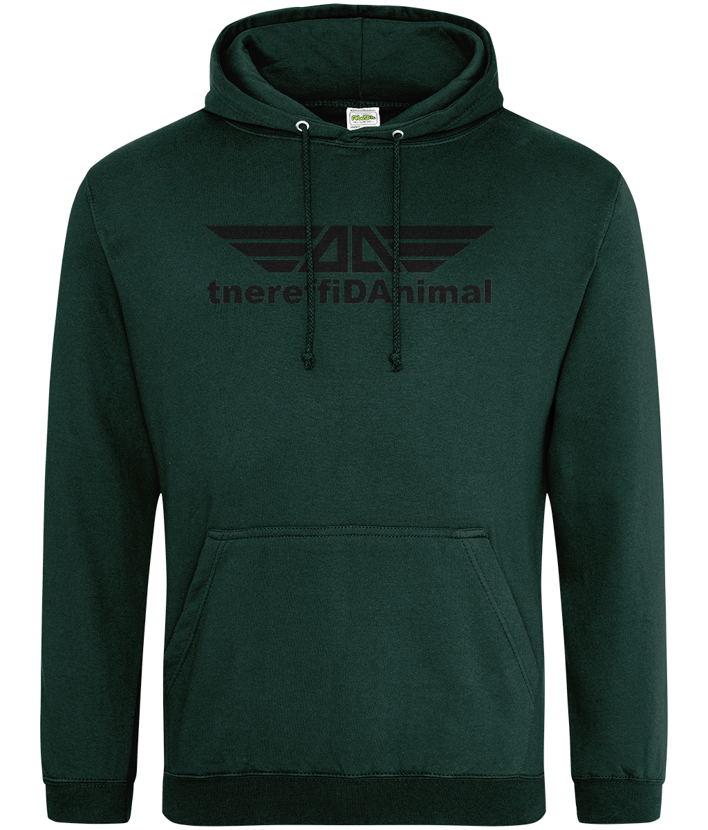 Different Animal: College Adult Unisex Hoodie JH001 L-Black Logo1: (Other Colour-Variants available)