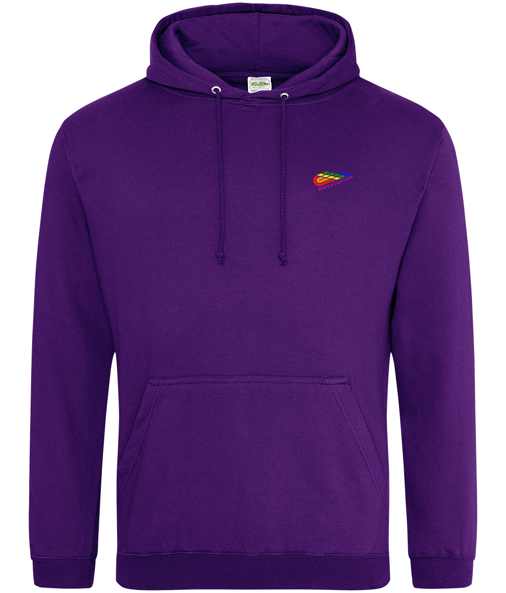 Revolution: College Adult Unisex Hoodie JH001 S-Rainbow Logo: (Other Colour-Variants available)