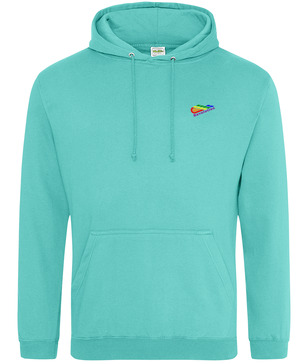 Revolution: College Adult Unisex Hoodie JH001 S-Rainbow Logo: (Other Colour-Variants available)