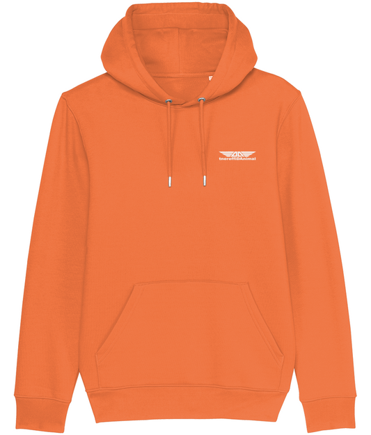 Different Animal: Eco Cruiser Adult Unisex Hoodie SX005 S-White Logo1: (Other Colour-Variants available)