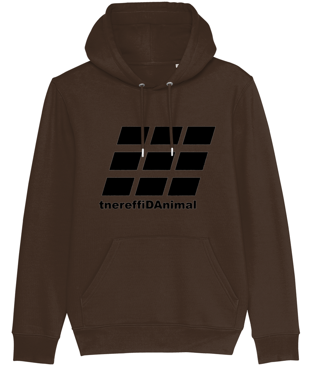 Different Animal: Eco Cruiser Adult Unisex Hoodie SX005 L-Black Logo2: (Other Colour-Variants available)