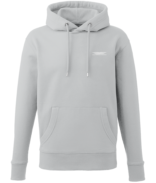 Different Evolution: Eco Men Hoodie / Adult Unisex Hoodie AM001 S-White Logo1: (Otherr Colour-Variants available)