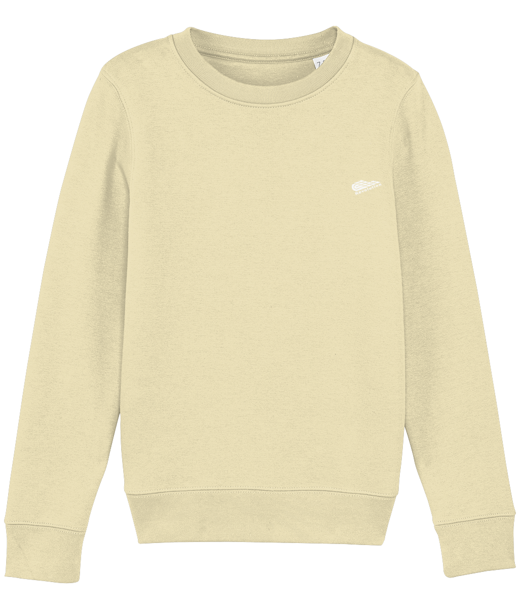 Revolution: Eco Mini Changer Kids Unisex Sweatshirt SX004 S-White Logo: (Other Colour-Variants available)