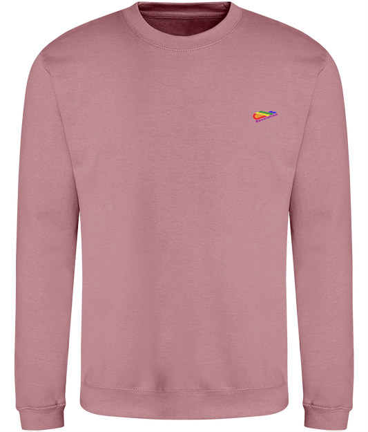 Revolution: Just Classic Adult Unisex Sweatshirt JH030 S-Rainbow Logo: (Other Colour-Variants available)